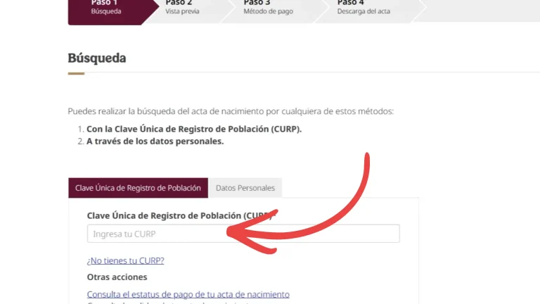 Registro de búsqueda Registro de búsqueda