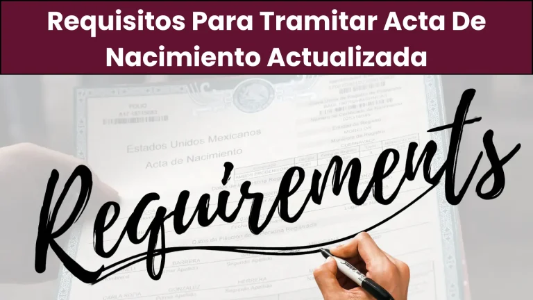 Acta de Nacimiento