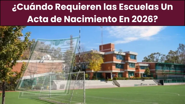 ¿Cuándo Requieren las Escuelas Un Acta de Nacimiento En 2026?