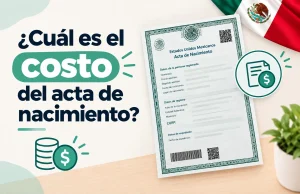 costo de acta de nacimiento Imagen destacada