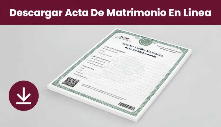 ¿Qué es un Acta de Matrimonio?