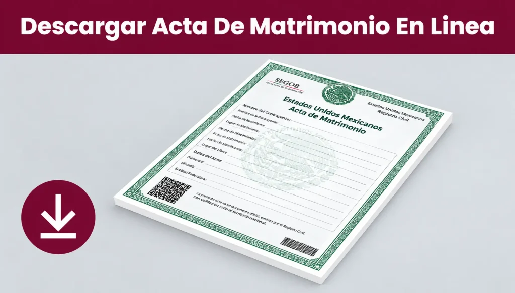 ¿Qué es un Acta de Matrimonio?